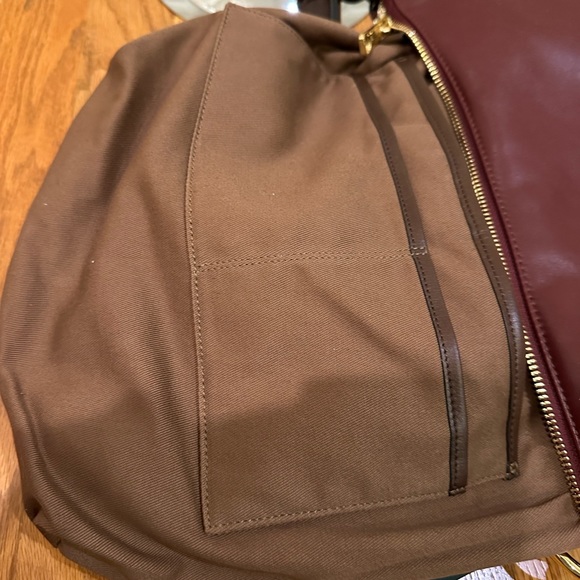 Lauren by Ralph Lauren  Dark Maroon Hobo bag - Picture 11 of 15